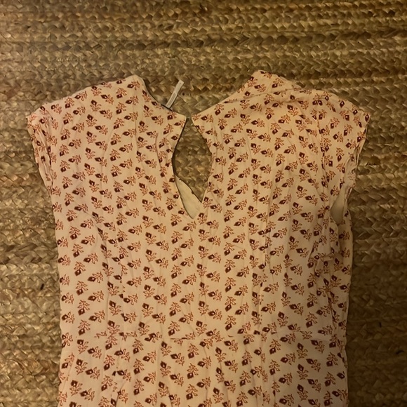 Free People pink, cream and floral boho long maxi  dress 🌺 🥀 🌸 - Picture 8 of 8